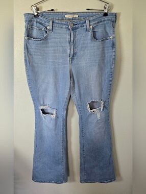 Levi's | 726 Flare Busted Knee Jeans Size 34